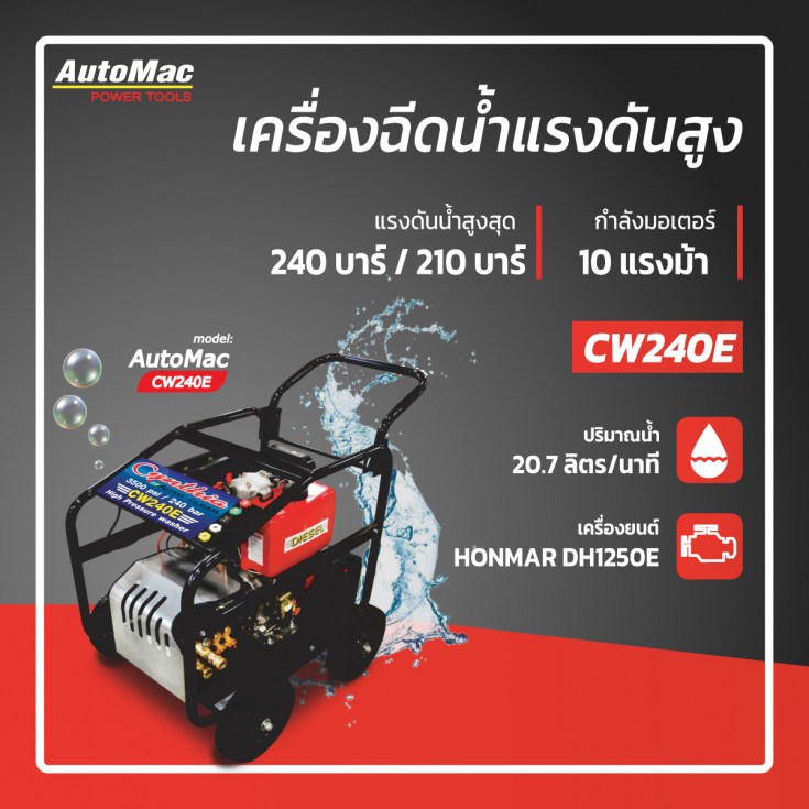 เครื่องอัดฉีดน้ำแรงดันสูง